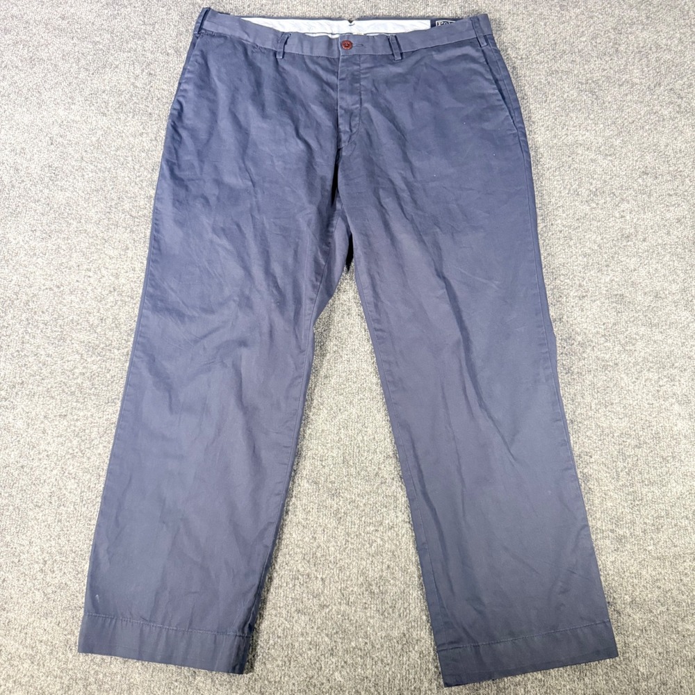 Polo Ralph Lauren Chino Pants Classic Fit Pima Cotton Navy Blue 36x30 Mens Mens